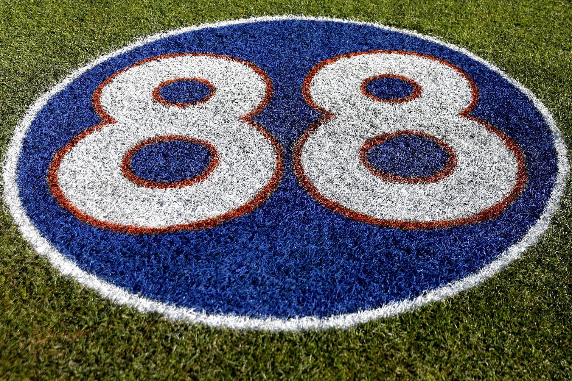 The Denver Broncos are honoring the late receiver with his #88 jersey on the field